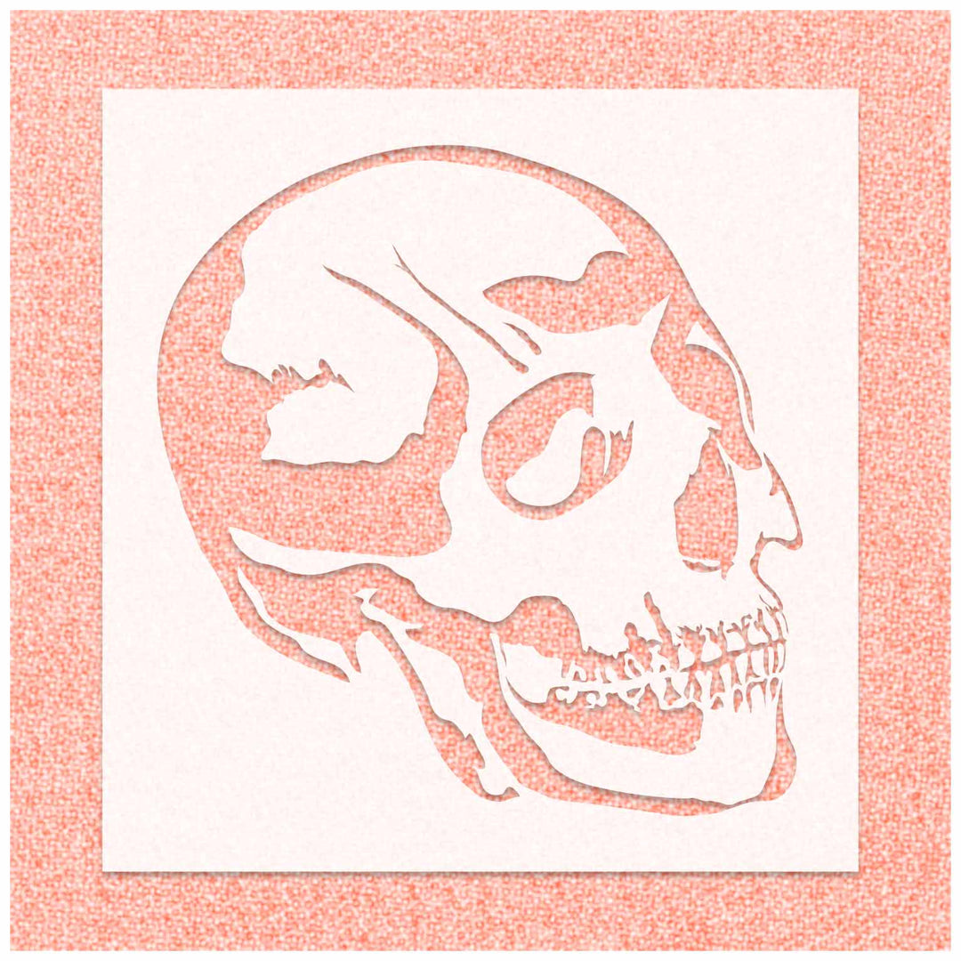 Skull Stencil for Halloween Stencil