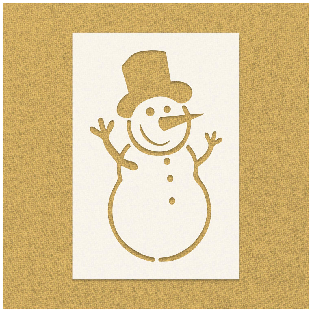 Snowman Stencil